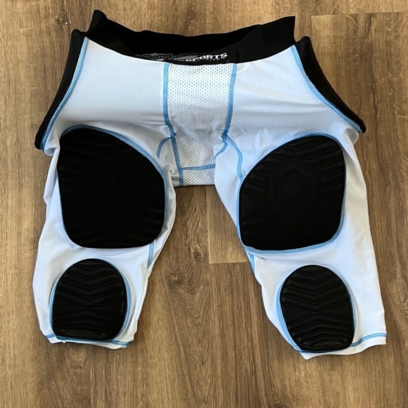 S Sports Unlimited 7 Pad Football Girdle Sz Adult XL - Picture 2 of 12